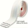 1Pc 2M Self-adhesive Foam Baseboard Wall Stickers Waistline TV Background Floor Corner Skirting Board Stickers Wall Decoration