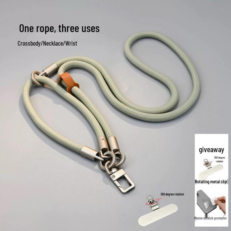 3-in-1 Mobile Phone Lanyard: Crossbody, Shoulder, Neck & Wrist Chain - Elegant and Stylish