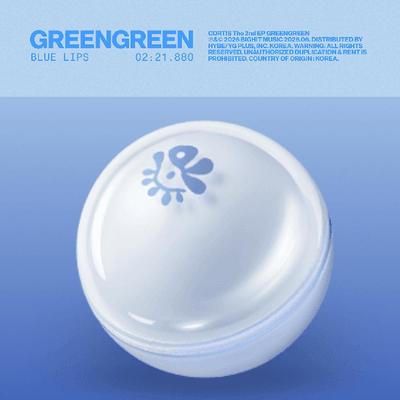 Pre-order CORTIS 2nd EP GREENGREEN Album Blue Lips Lip Balm