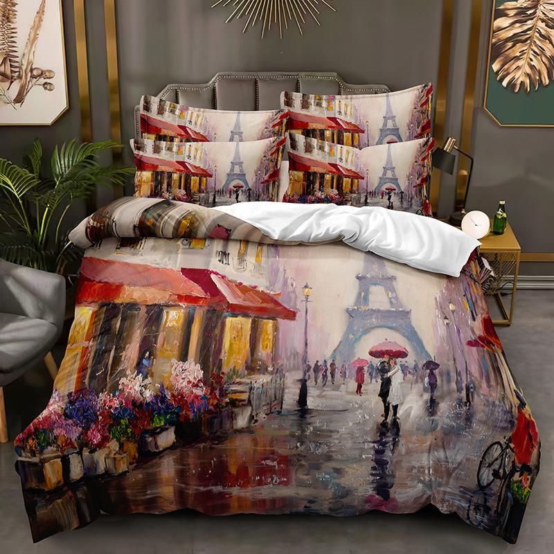 Fashion technology,3D Digital Printed Bedding, Duvet Covers, Pillowcases