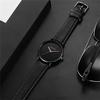 GENEVA Brand Men Watches Fashion Business Mens Quartz Watch Leather Belt Simple Casual Sport Wristwatch Man Relogio Masculino