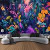 Tropical Plant Tapestry Cactus Wall Hanging Painting Nordic Style Bedroom Fabric Background Decoration Home Sofa Mat Bed Sheet