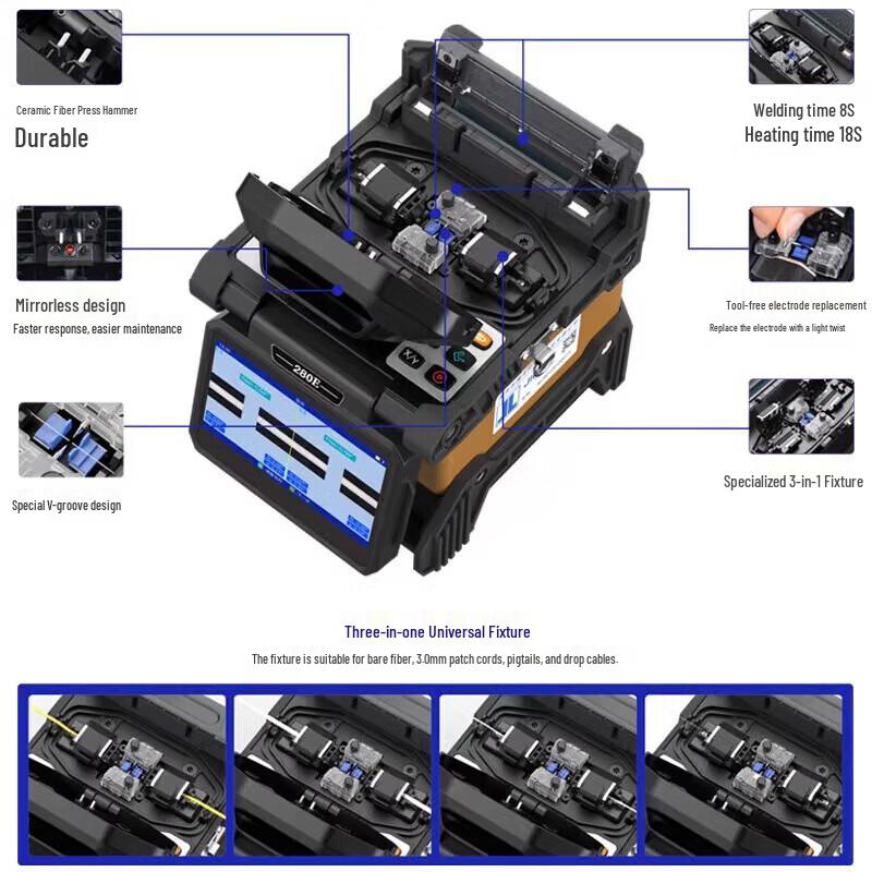 DIGFOR Jilong KL-280T Fiber Fusion Splicer