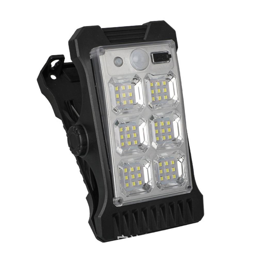 

Outdoor Solar Clip Light High Power Motion Sensor LED Solar Garden Lights Waterproof Night Lighting Camping Lamp