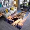 3D Pirate Ship Boat, Large Area Carpets for Home Living Room  Children's Bedroom Sofa Doormat Kitchen Floor Rugs Anti-slip Decor