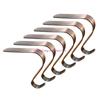  Christmas Stocking Hangers Metal Hanging Hooks for Fireplaces Accessories Mantel Ornaments Holders Party Supplies