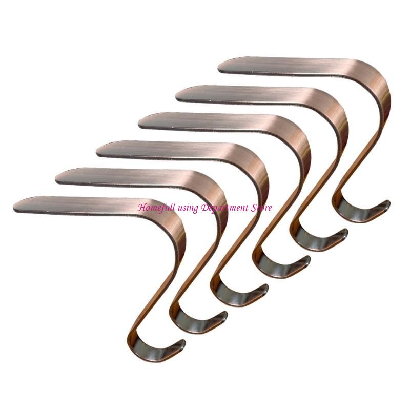  Christmas Stocking Hangers Metal Hanging Hooks for Fireplaces Accessories Mantel Ornaments Holders Party Supplies