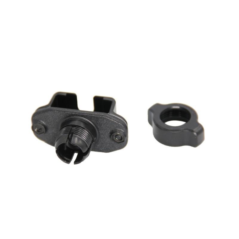 Multiple Device Compatible Alloy Radio Bracket Support Adapter For Secure Vehicle Installation And 360 Degree Adjustment