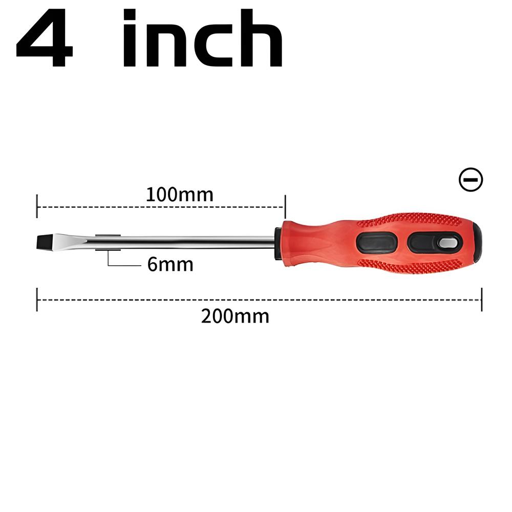 Magnetic Screwdriver Multifunctional Flat Head Cross Screwdriver Household Basic Anti Slip Manual Screw Drive Tool Screwdrivers