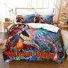 Cool Popular Manga The Elusive Samurai Pattern 3 In 1 Bedding Set Quilt Cover With Two Pillowcases Comfortable Household Bed Sup