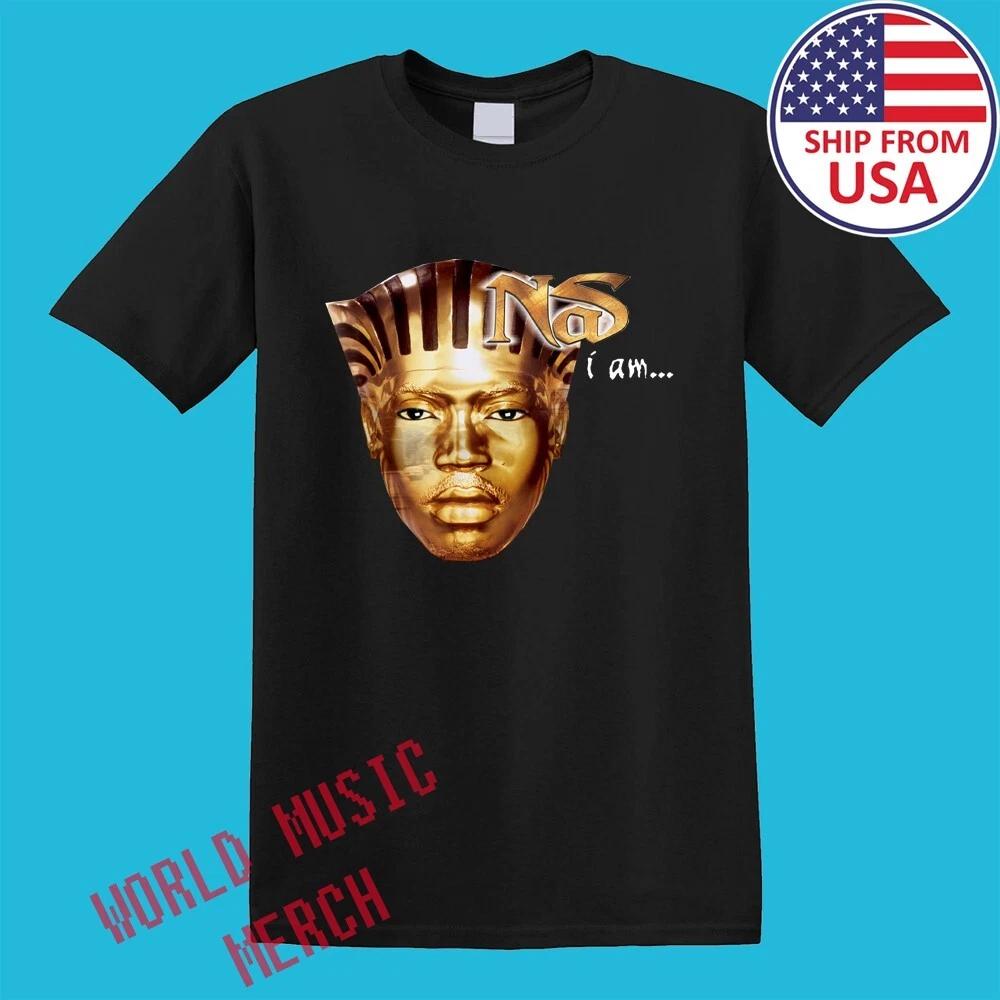 NAS I Am Men s Black Size S-5XL L