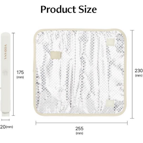 Bodana Pocket Mini Flat Iron Portable Hair Straightener Compact Travel Straightening Iron