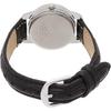 Citizen Q&Q Analog Waterproof Watch with Date and Day Leather Strap A207-504 for Women White