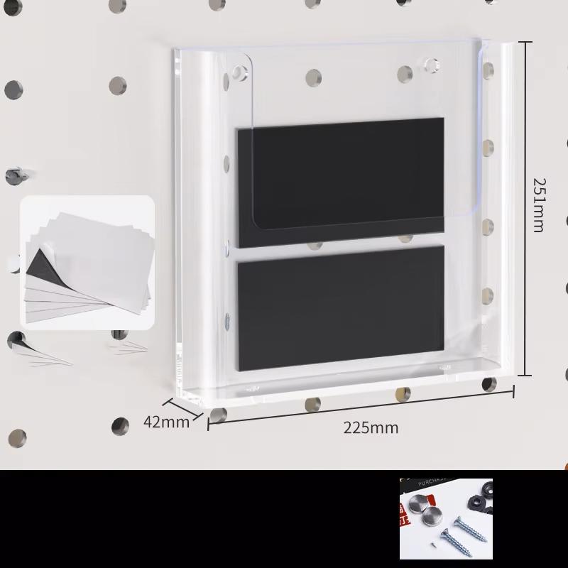 Ścienny Uchwyt na Ulotki A4/A5 Akrylowe Uchwyty na Broszury Ścienny Uchwyt na Ulotki Przezroczysty Uchwyt na Materiały Informacyjne