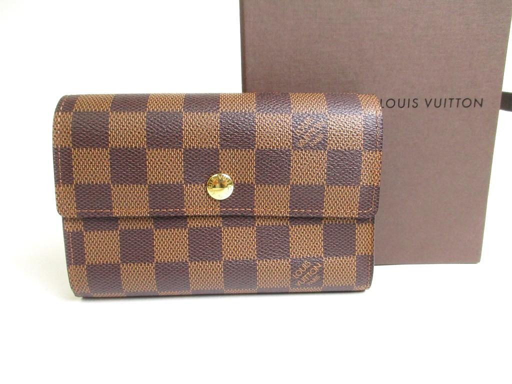 

Автентичний гаманець LOUIS VUITTON Damier Brown Brifold Portefeuille Alexandra №a523 Refurbished