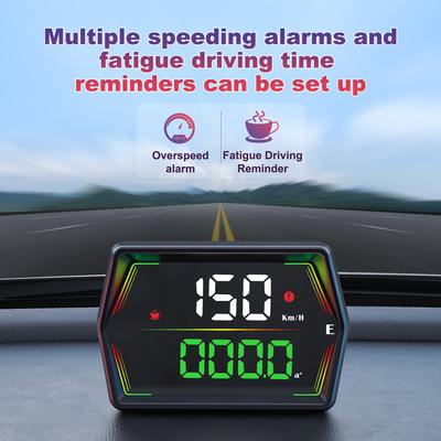 G20/G21 GPS HUD Auto Head-Up-Display Tacho Kompass Intelligentes Messgerät KMH MPH Müdigkeitswarnung Übergeschwindigkeitsalarm Für Alle Autos