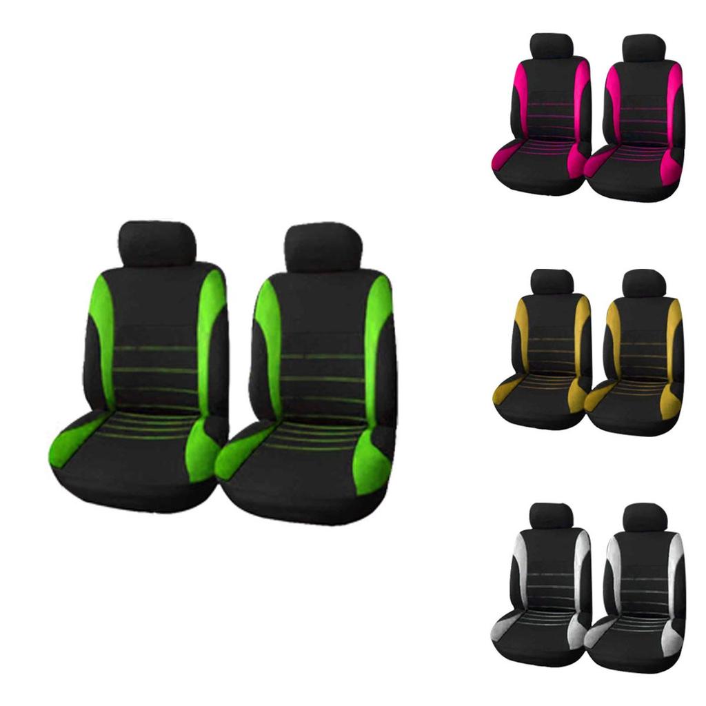 Coprisedili Auto Universali di Lusso Set Completo Per Tutte le Stagioni In 7 Colori Vivaci