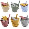 Children's Summer Beach Toy Set: Silicone Bucket & Sand Shovel for Outdoor Water Play