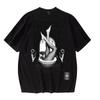 European And American Trend Short-Sleeved T-Shirt For Men And Women Couples Oversize Hip-Hop High Street Half-Sleeved Tee Shirt Base
