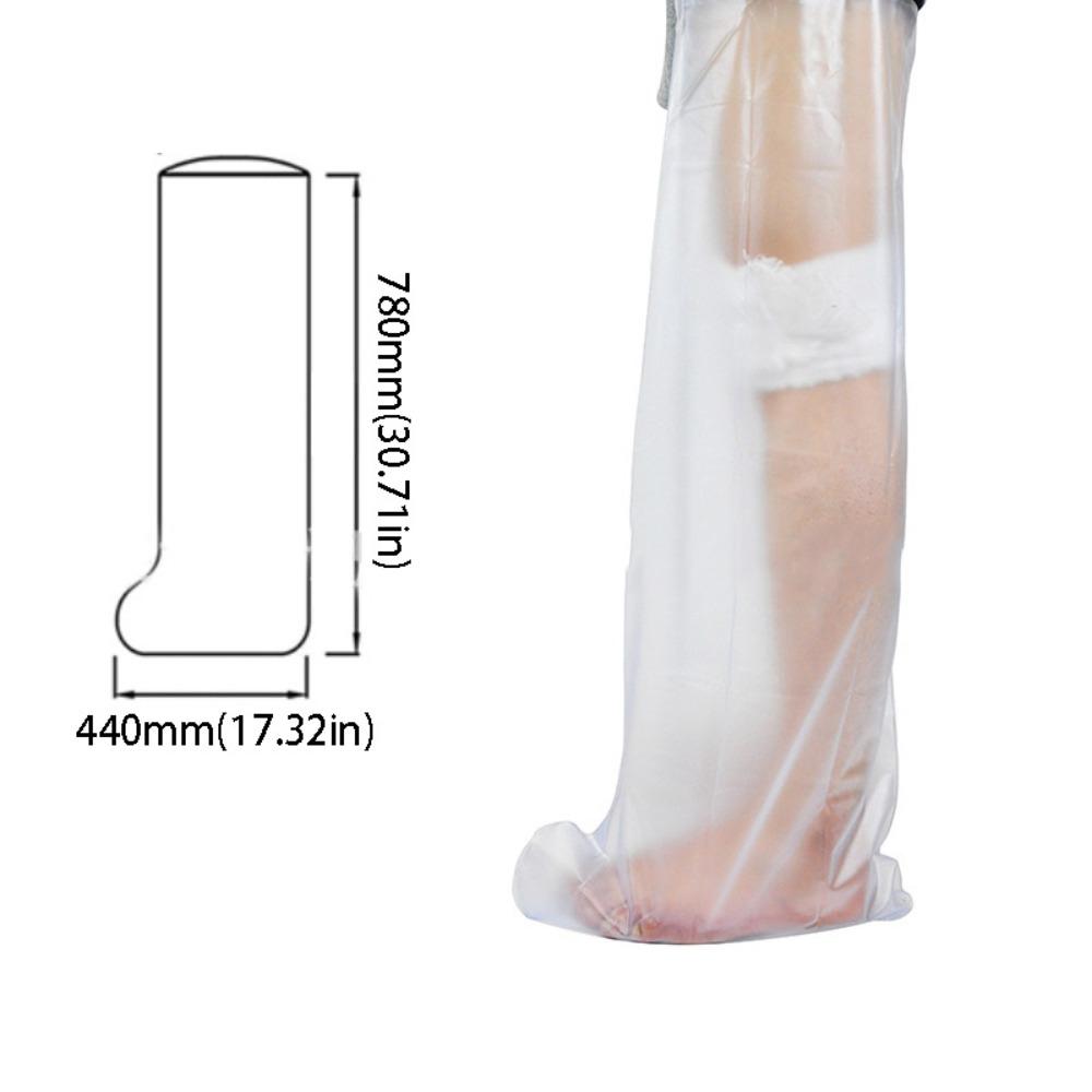 Full Leg Cover Shower Protector Sealed Design Bath Protective Sleeve  Bath Use