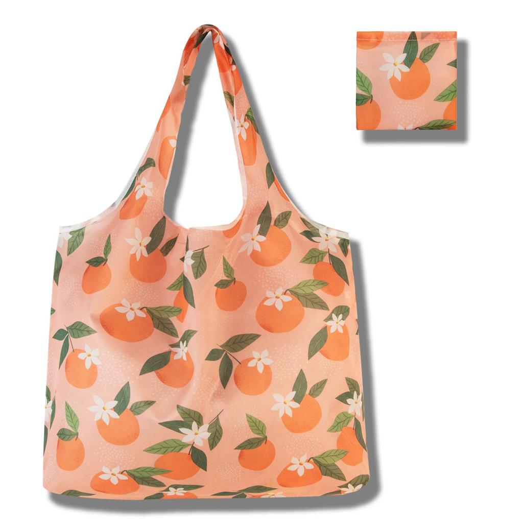 Eco-Friendly Large Capacity Foldable Tote Bag - Creative, Portable, Printed, and In Stock