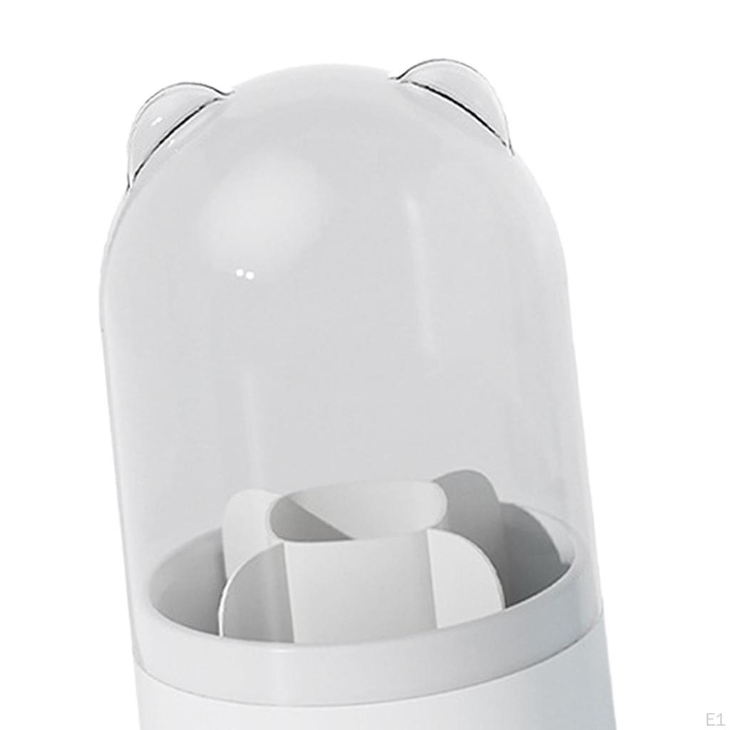 Brush Holder 5 Grids Cosmetics Holders Cute Rotating Makeup for Comb Cosmetic Pen Cup