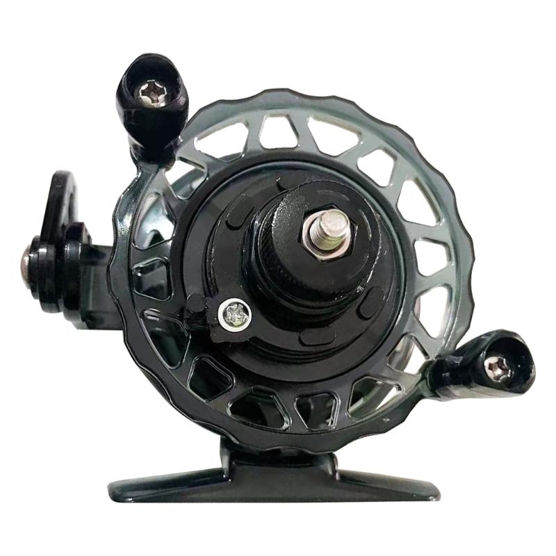 Bobine Portatili per Linea da Pesca su Ghiaccio Invernale Bobine da Pesca su Ghiaccio Invernale Attrezzatura Ruota da Lancio Attrezzo per Pesca Facile da Usare