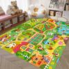 Tappetino da gioco per bambini Autostrada Città Simulazione Traffico Area Gioco Tappeto per Casa Soggiorno Camera da Letto Divano Bambini Tappetino Antiscivolo