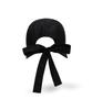 Bajal Va Studded Ribbon Bonnet Hat Black
