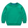 Spring Children's Cotton Sweatshirt Boy and Girl Casual Solid Plain Hoodies Tops 3-10 Years Kids Long Sleeve T-shirt Cltohes