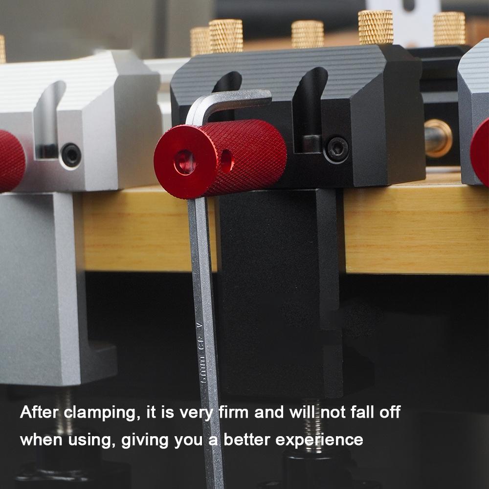Cleme de masă cu precizie din aliaj de aluminiu Mini clemă de masă multifuncțională Prelucrarea lemnului de uz casnic