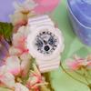 Casio BABY-G Ice Cream Color Theme Series Fashionable Girl Simple LED Lighting Quartz Movement Resin Strap Japanese and Korean Watch BA-130WP-4APR