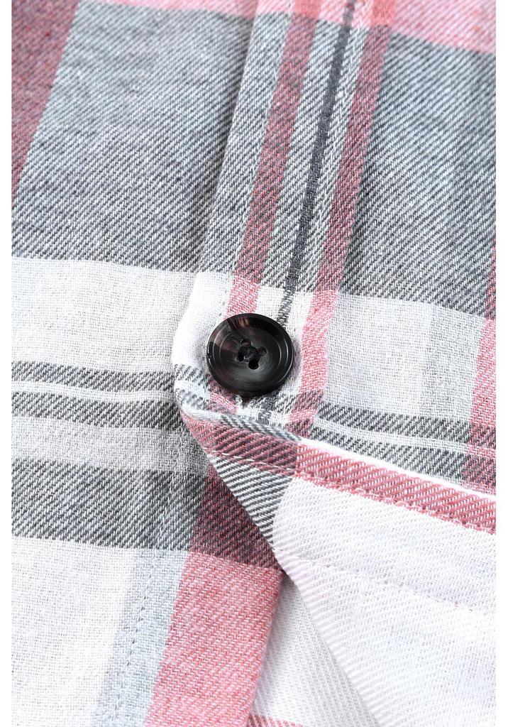 Plaid Long Sleeve Women's Shirt - 2025 European & American Fashion, Loose & Versatile Top