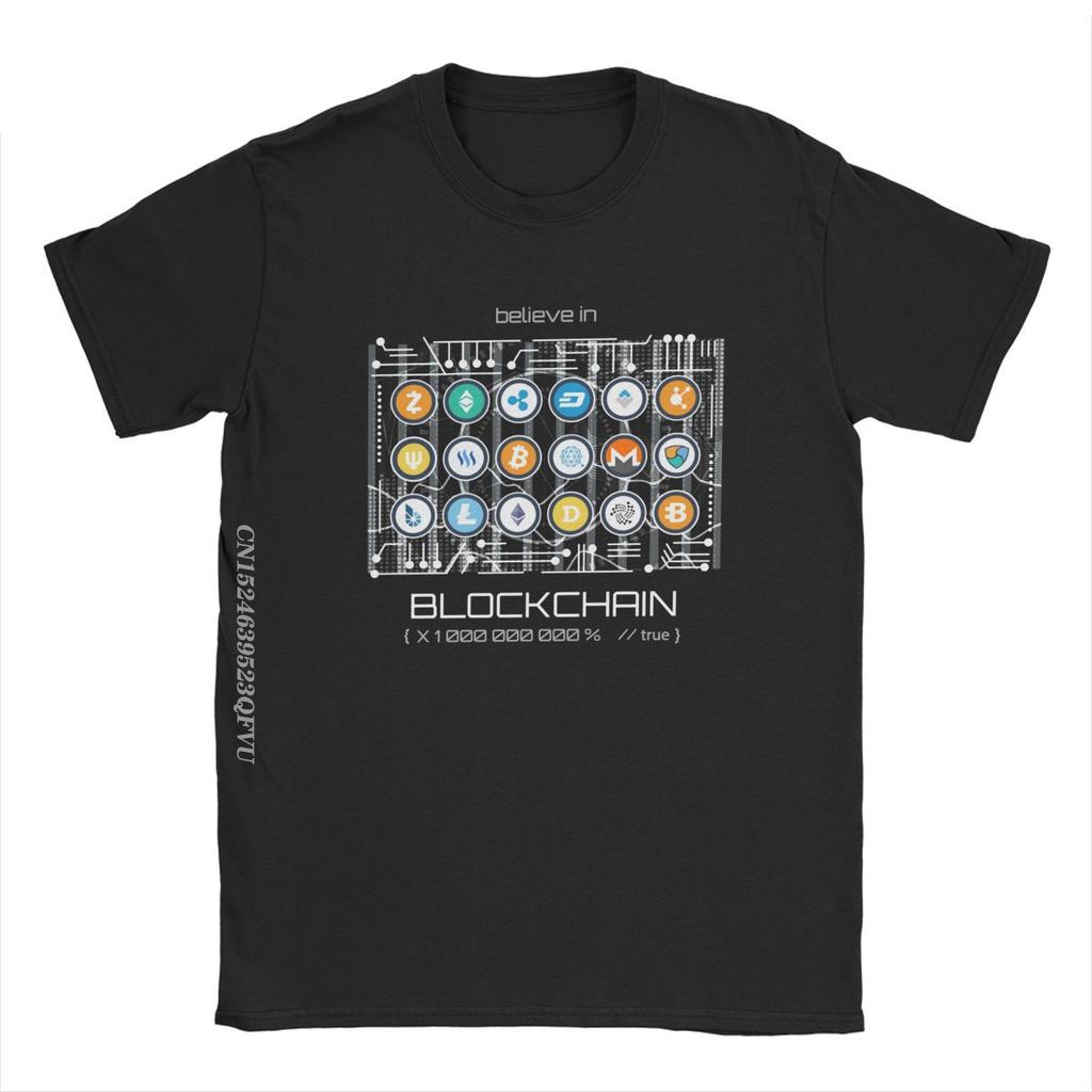 Lässiges Blockchain Kryptowährung BitCoin Krypto BTC T-Shirt Herren Damen T-Shirt Hodl Cardano ADA Ethereum SHIB DOGE T-Shirts Erwachsene