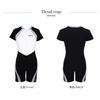 Large Size Swimsuit Women's One-piece Boxer Sunblock Slimming Belly-covering Swimming Pool Hot Sports Suit