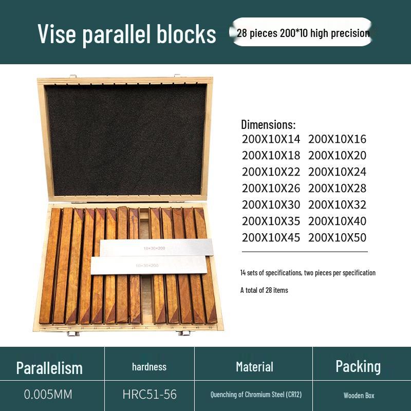 Parallel Shim Vise: CNC Milling Machine Fixture for Equal Height Support