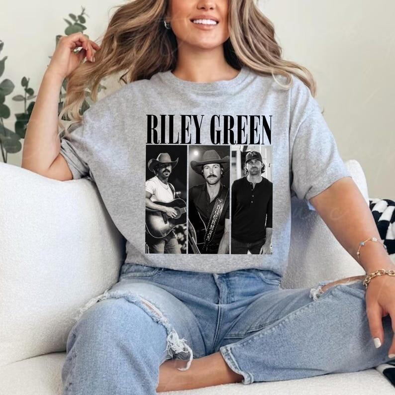 Riley Green Country Music T-shirt Riley Green Tee Concert T- Shirt Unisex T-Shirt S