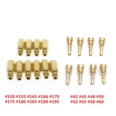 8 X Pilot Jets & 10 X Main Jets For FCR37 FCR39 FCR41 FCR 37 39 41mm Carburetor