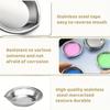 12 Stück Make-up-Palette Edelstahl Kleine Runde Farbpalette Künstler Wasserfarben Farbmischpalette Tablett Für Künstler