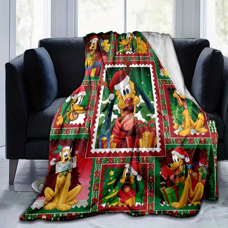 1pc Christmas Pluto Dog Gift Blanket for Home Office Outdoor Decoration Present
