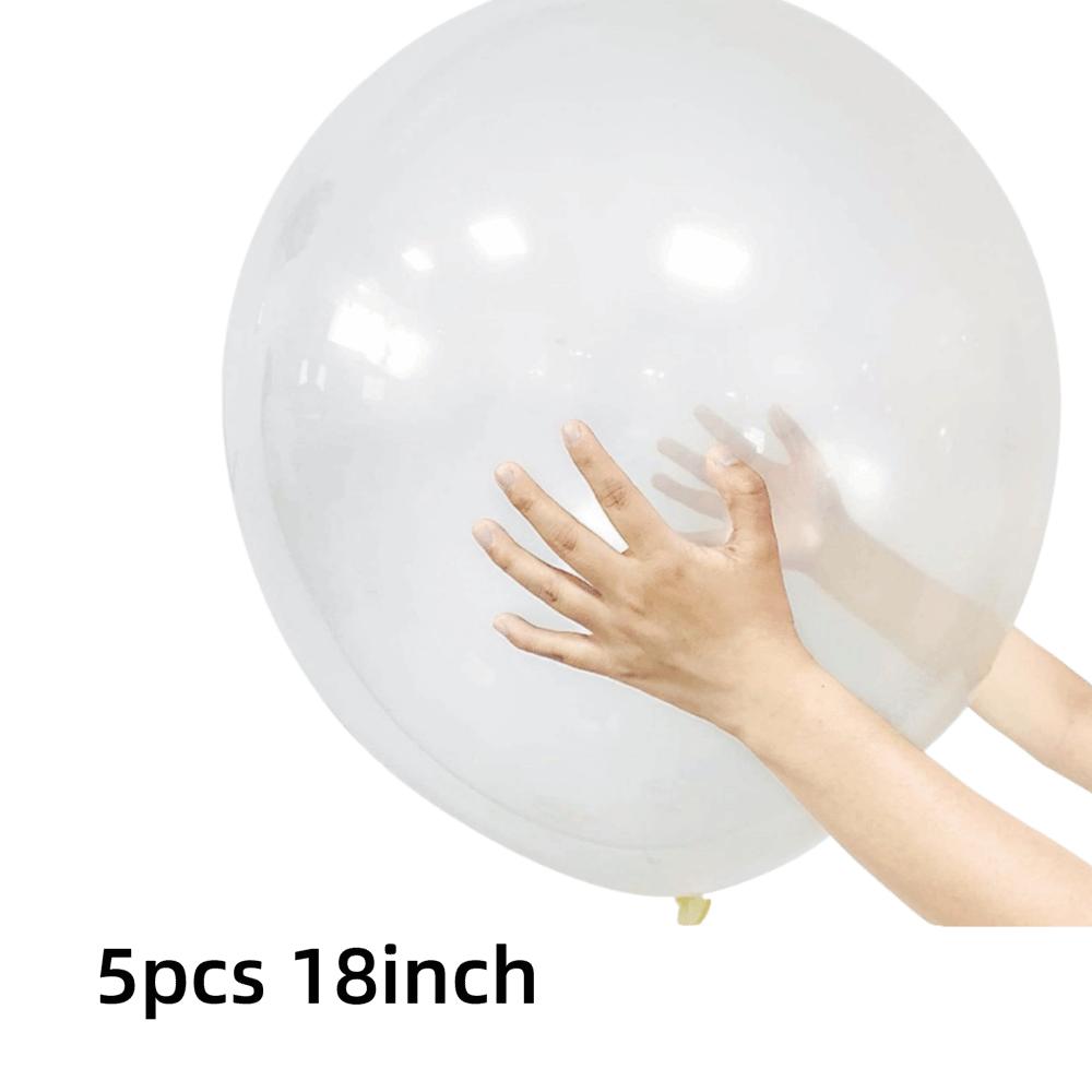 Runde Latexballons 5/10/12/18/36 Zoll Helium-Globos Klare Ballons Hochzeits-Romantik-Dekoration