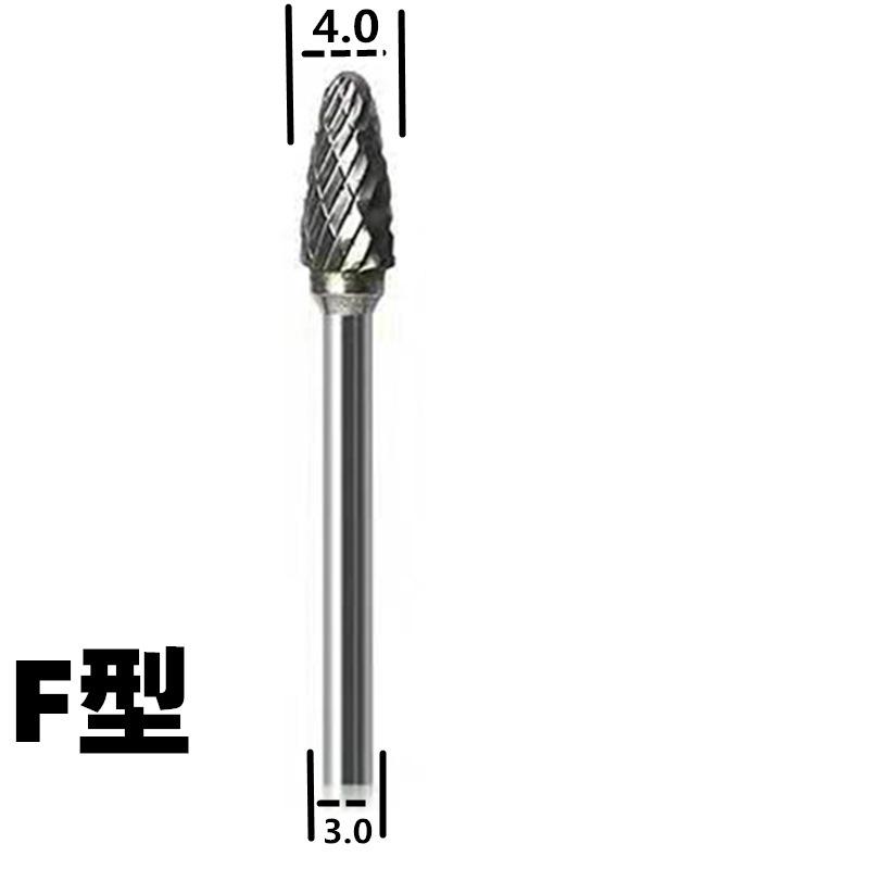 

1 шт. 3x6 мм 1/8 хвостовик вольфрамовый карбид фреза борфреза вращающийся инструмент дрель электрическая шлифовальная резьба бита двойной резец F4.0