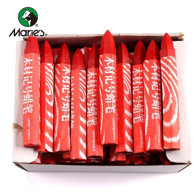 

MARIE S Wood Marking Crayons Industrial Wax Marking Crayons Scratch Resistant Crayons for Tires Metal Wood Glass Plastic
