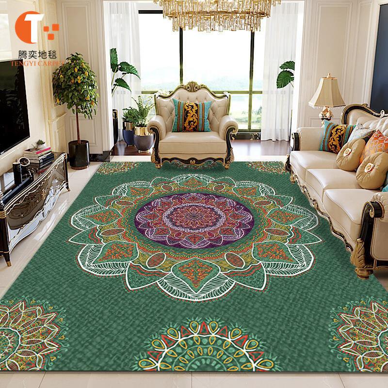 Turkish Bohemian Persian Area Rug Large Carpet Rug for Living Room Bedroom Sofa Doormat Decoration,Kitchen Non-slip Floor Mat