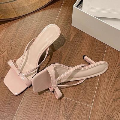 Female Summer Sexy Heels Sandals Slides Ladies Shoes Fashion Women Pumps Flip Flops Luxury High Heels Slippers Shoes