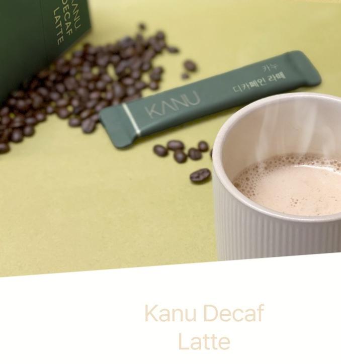 KANU Decaf Latte Stick Coffee 30pcs – Smooth & Creamy Instant Coffee