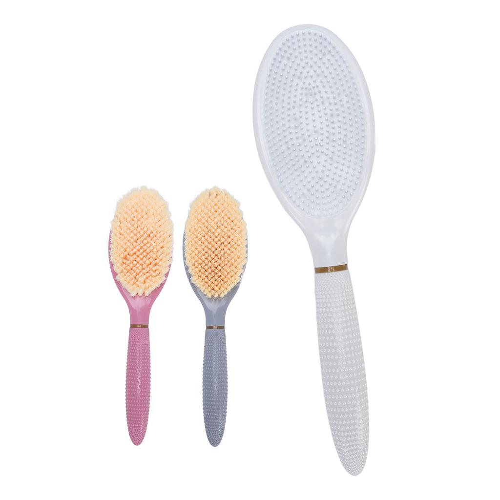 Dusch-Fußschrubber Fußwaschbürste Tragbare Gebogene Kopfschrubbbürste für Badezimmer