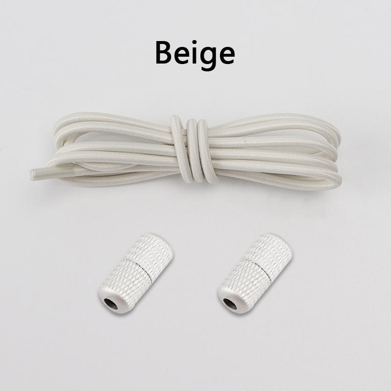 Rubber Elastic Laces No Tie Shoe Laces Shoes Round Shoelaces for Sneakers Without Ties Kids Adult Quick Shoe Lace Rubber Bands
