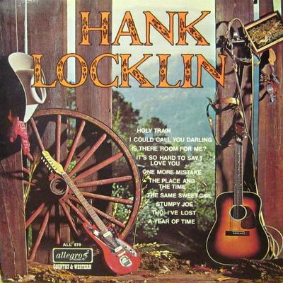 LP Record HANK LOCKLIN - Hank Locklin ALL870 Allegro Records 1965 UK Folk Used