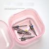 Nails Art Drill Bits Sterilizer Nail Tool Cleaning Disinfections Box Nail Tool Storage Case Manicure Tool for Salon Home